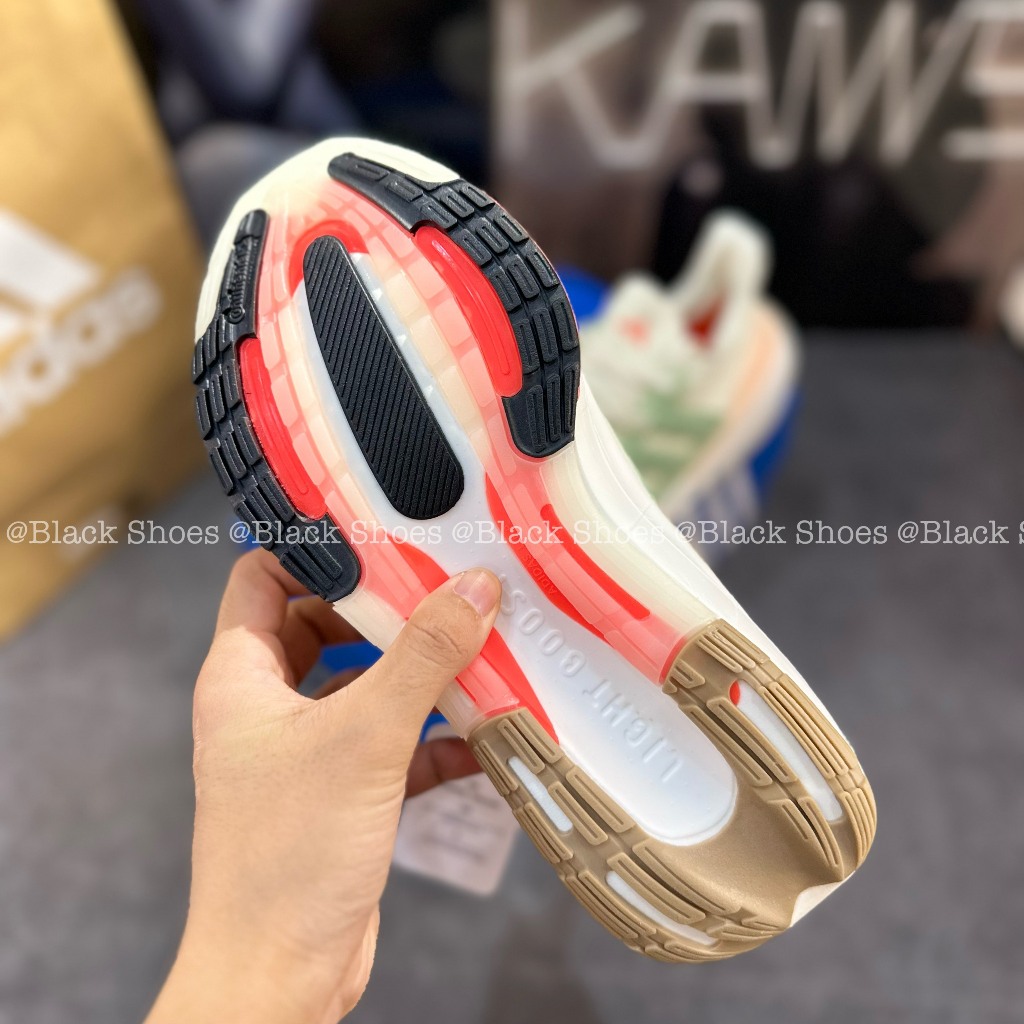 Giày Thể Thao Chạy Bộ Nam Nữ Adidas Ultraboost Light Nondyed Linen Green,Giày Sneaker Chạy Bộ UB Xanh Cốm