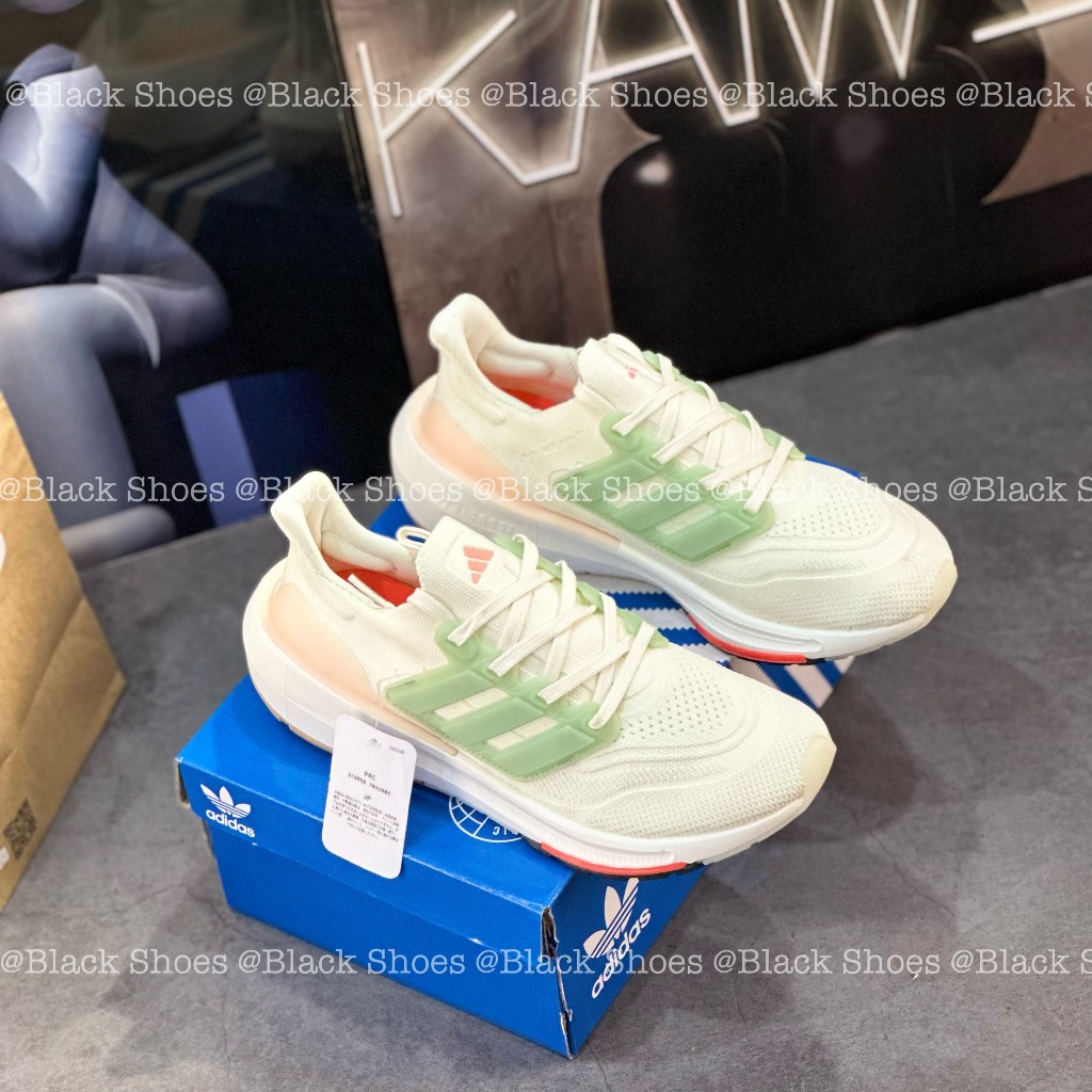 Giày Thể Thao Chạy Bộ Nam Nữ Adidas Ultraboost Light Nondyed Linen Green,Giày Sneaker Chạy Bộ UB Xanh Cốm