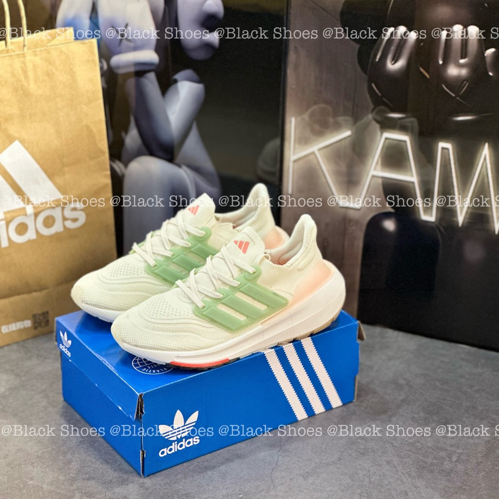 Giày Thể Thao Chạy Bộ Nam Nữ Adidas Ultraboost Light Nondyed Linen Green,Giày Sneaker Chạy Bộ UB Xanh Cốm