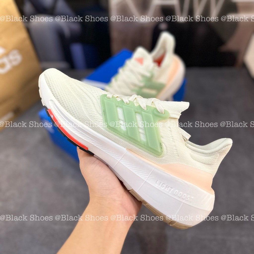 Giày Thể Thao Chạy Bộ Nam Nữ Adidas Ultraboost Light Nondyed Linen Green,Giày Sneaker Chạy Bộ UB Xanh Cốm