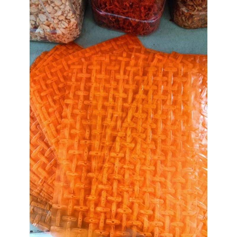 1kg bánh tráng  vuông cam dùng làm bánh tráng cuộn bơ