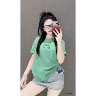 MA003 Áo thun nữ URI áo thun trơn cổ tròn