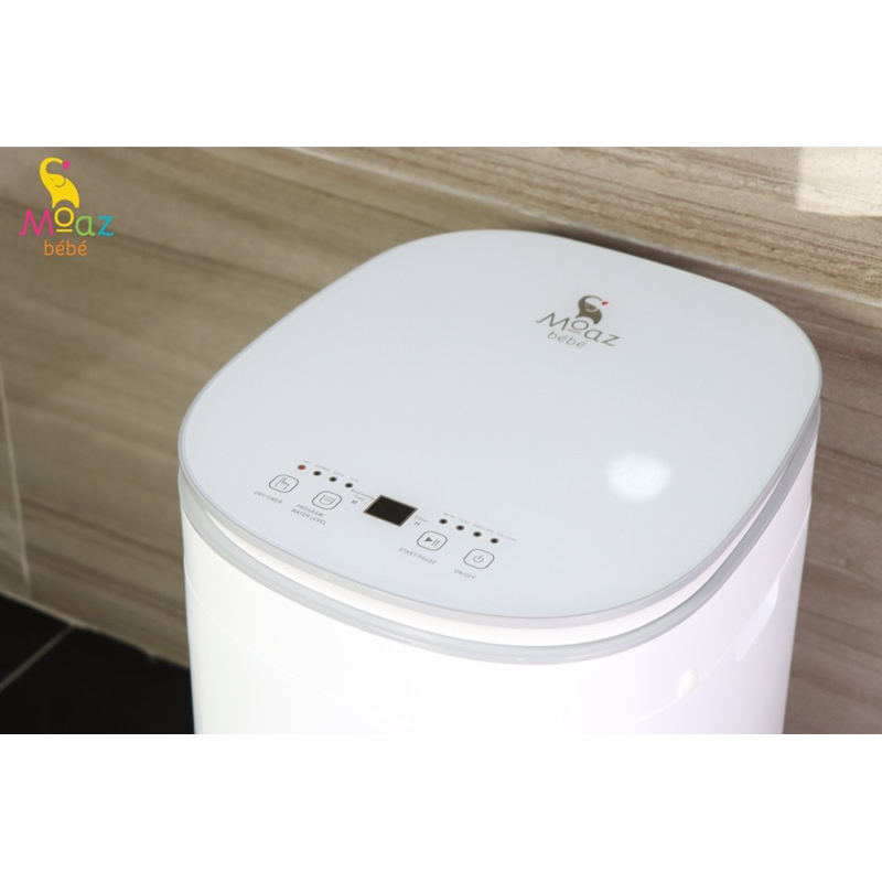 Máy giặt quần áo mini kèm sấy khô 2 in 1 cho bé moaz bébé moaz bebe mb068 bảo hành chính hãng 12 tháng