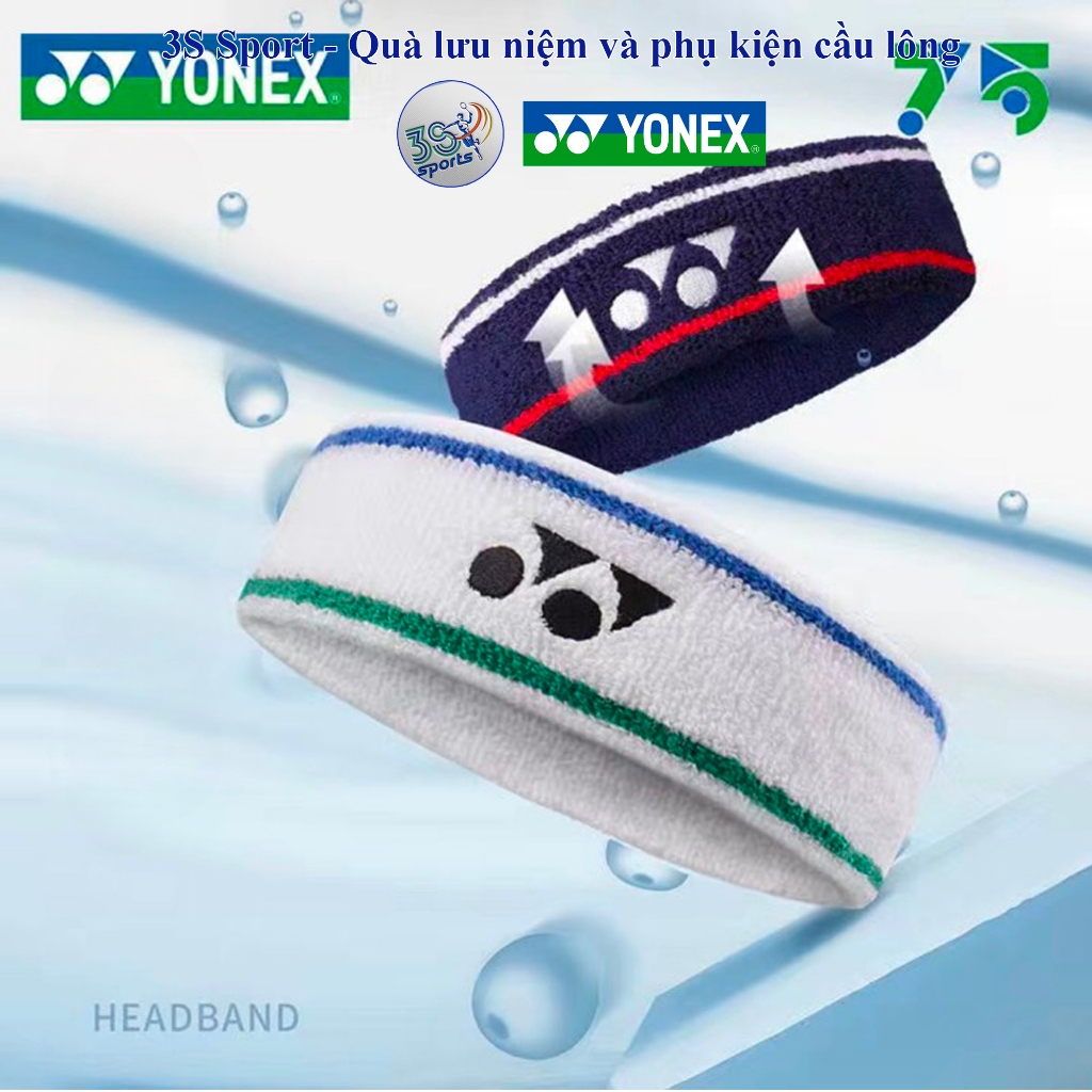 Băng chặn mồ hôi cầu lông đầu, headband Yonex AC175