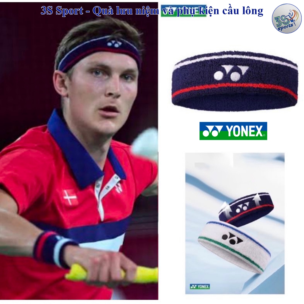 Băng chặn mồ hôi cầu lông đầu, headband Yonex AC175