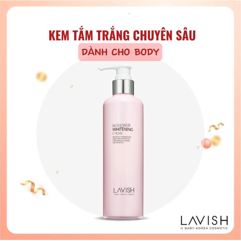 Kem Tắm Trắng Chuyên Sâu Dành Cho Body Lavish H Baby - Korea