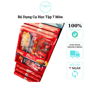 Bộ dụng cụ học tập 7 món - bộ quà tặng học tập kích thích đam mê học hình ảnh dễ thương tạo động lực cho bé chăm học