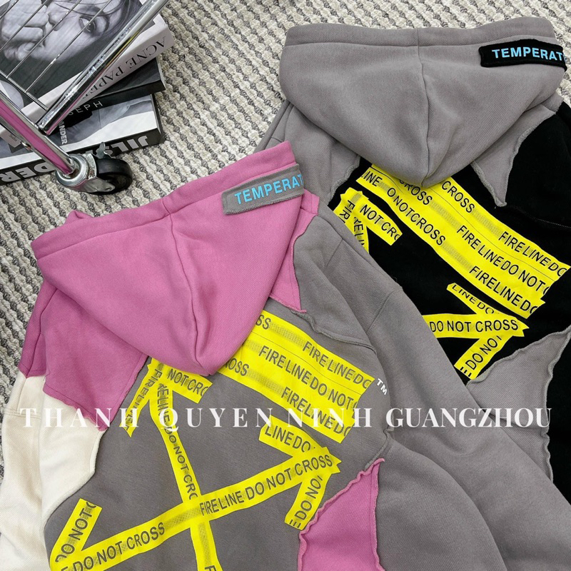 Áo Hoodie Nỉ Pha Màu Mũi Tên Siêu Chất