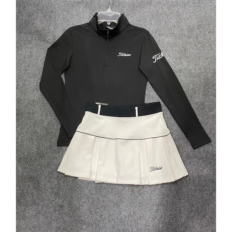 Sét áo dài tay và chân váy nữ golf, tennis, cầu lông xinh quá ak, thun co giãn, phom ôm lên dáng