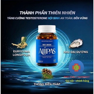 Viên uống tăng cường sinh lý nam ALIPAS hộp 60 viên