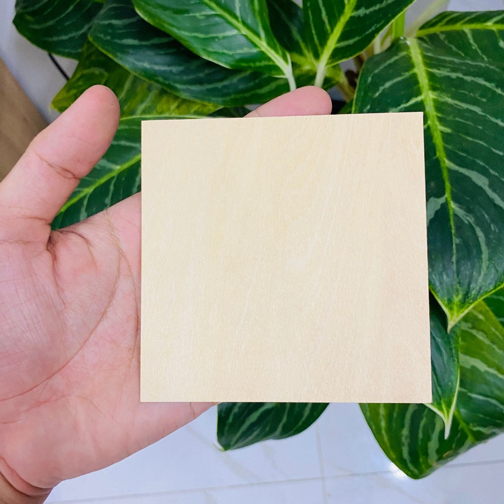 Ván áp gỗ dày 1.5mm làm mô hình DIY đủ kích cỡ gỗ mỏng - LK0560