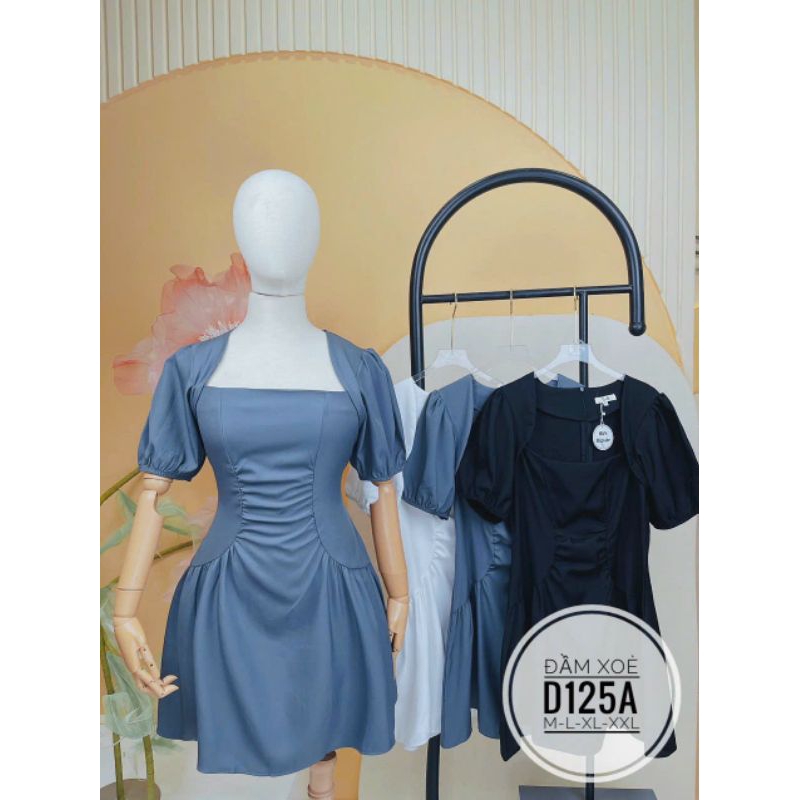 Bigsize 50-90kg: Đầm xoè 3 màu