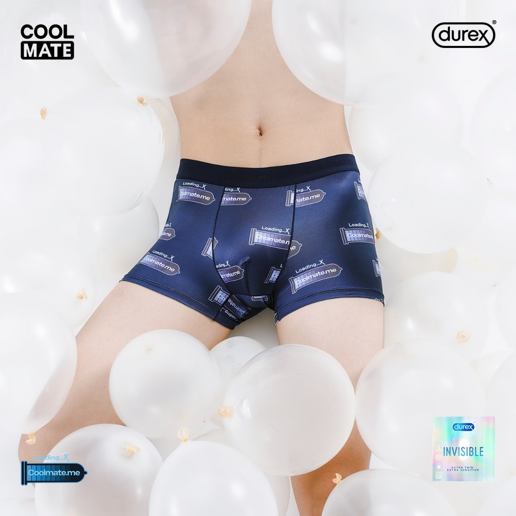 [Coolmate.x Durex] Combo 2 Quần lót nam trunk microfiber Loading Condom phiên bản giới hạn