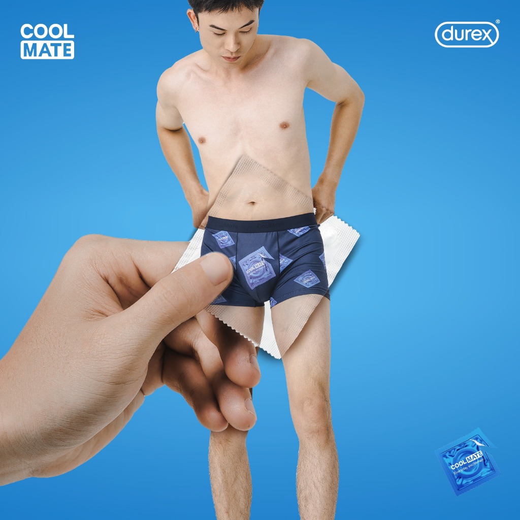 [Coolmate.x Durex] Combo 2 Quần lót nam trunk microfiber Condom phiên bản giới hạn