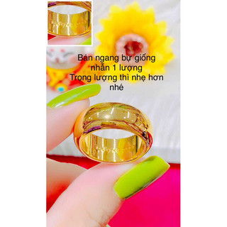 Nhẫn trơn 1 lượng mạ vàng 24 mẫu mới về