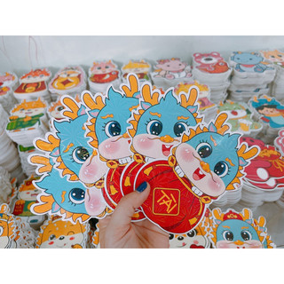 Combo 20 Lì xì hoạt hình Chibi giấy giày đẹp, chắc chắn