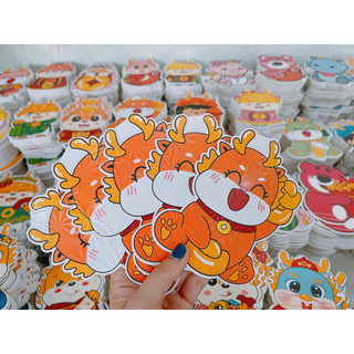 Combo 20 Lì xì hoạt hình Chibi giấy giày đẹp, chắc chắn