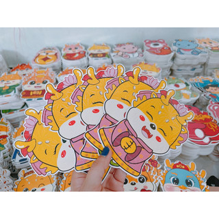 Combo 20 Lì xì hoạt hình Chibi giấy giày đẹp, chắc chắn