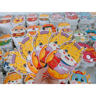Combo 20 Lì xì hoạt hình Chibi giấy giày đẹp, chắc chắn