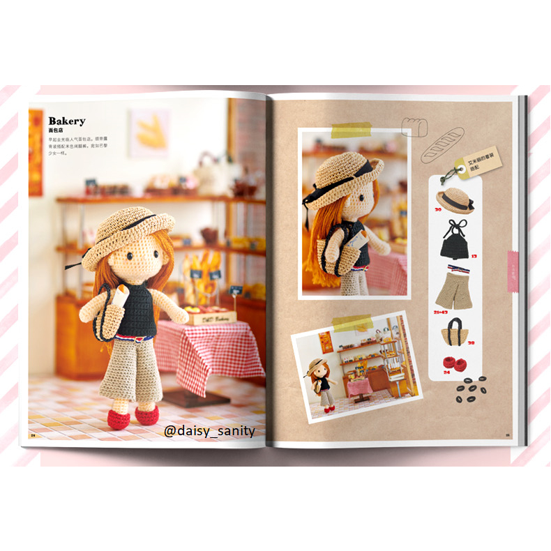 Hướng dẫn móc búp bê mẫu cơ bản