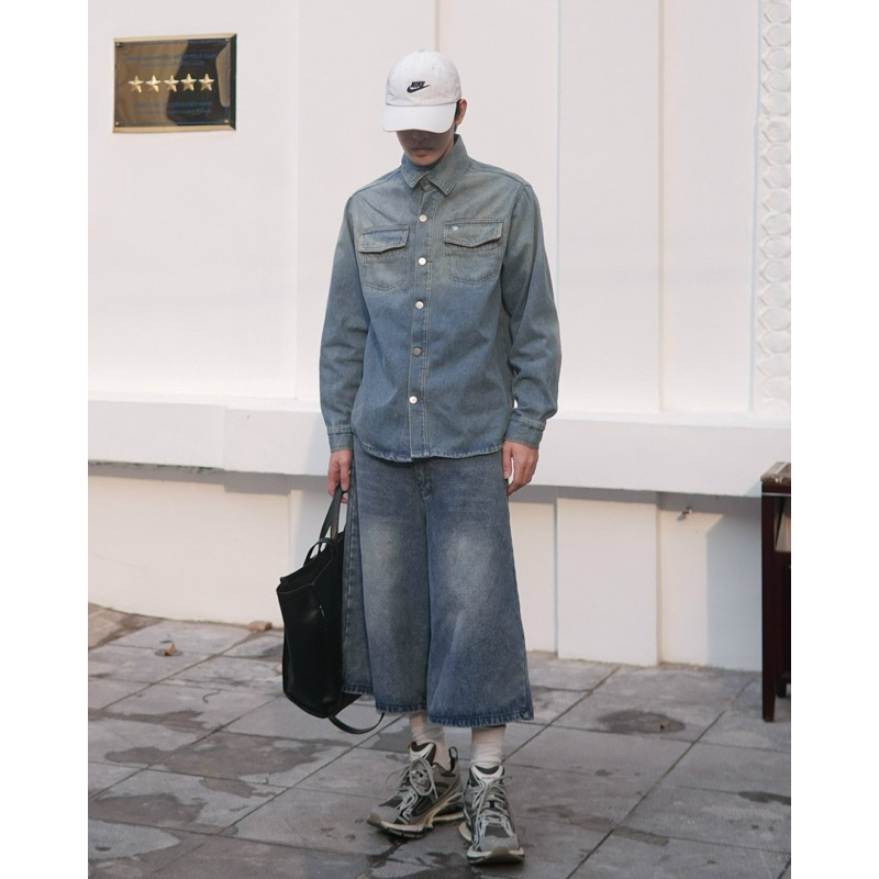 Áo sơmi Denim AMBITIOUS