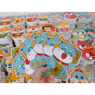 Combo 20 Lì xì hoạt hình Chibi giấy giày đẹp, chắc chắn