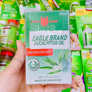 Dầu khuynh diệp con ó Eagle Brand Eucalyptus Oil Singapore chuẩn từ Mỹ 30mL