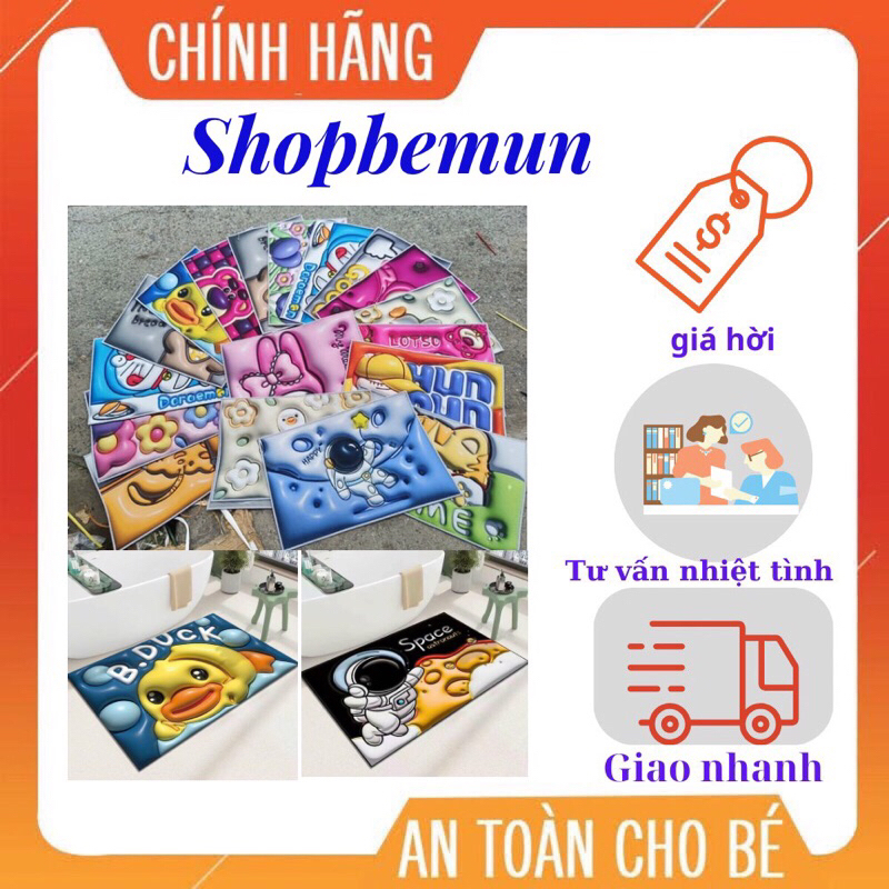 Thảm chùi chân 3D,thảm chân bali, thảm bếp
