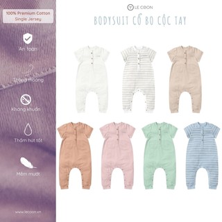 Le coon | bộ bodysuit cổ bo cộc tay | cool | 3 - 18 tháng