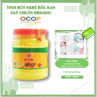 Tinh bột nghệ nguyên chất Bắc Kạn 500g- Nghệ nếp đỏ đạt chuẩn Organic
