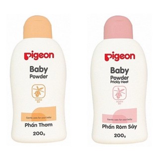 Phấn thơm em bé pigeon nắp màu- phấn rôm sảy pigeon nắp màu 100g/200g/450g