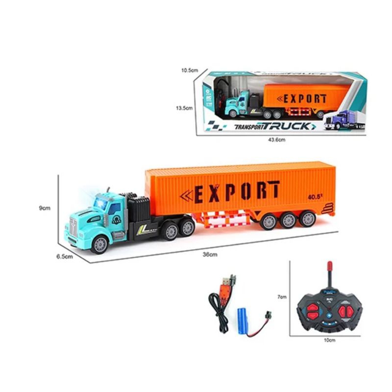 Xe container điều khiển pin sạc