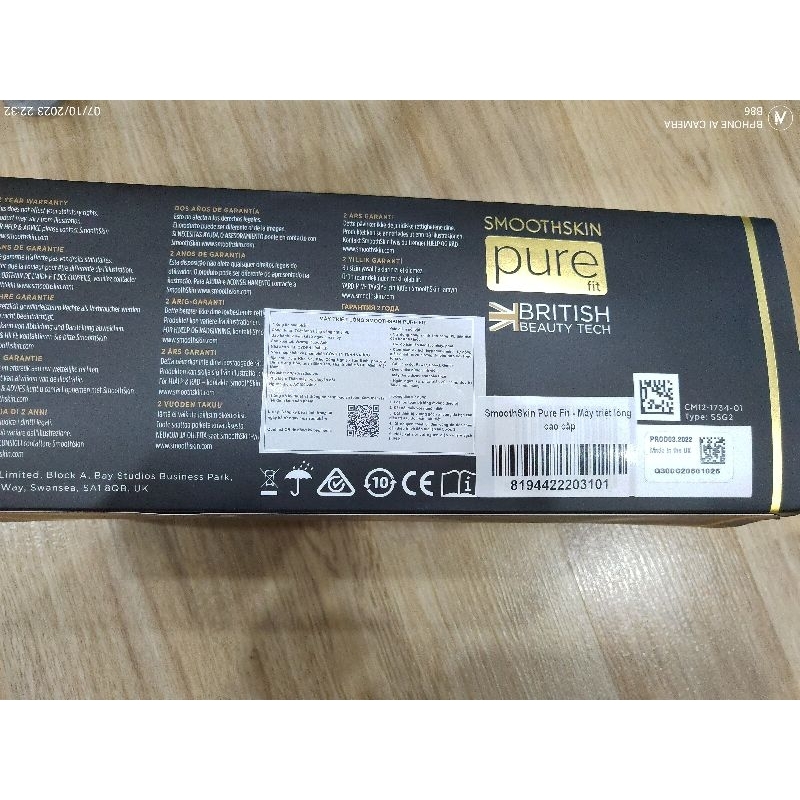 Pass Máy triệt lông SmoothSkin Pure Fit