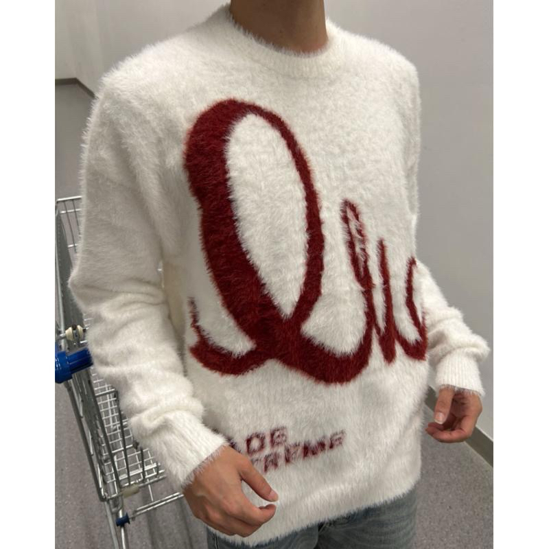 NungYuGe Fur Sweater - Áo lông dài tay thu đông unisex