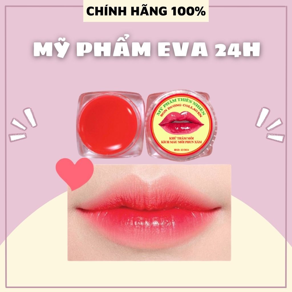 Dưỡng Kích Màu Môi MT collagen sau xăm dưỡng bóng hồng môi tự nhiên+Tặng nước hoa