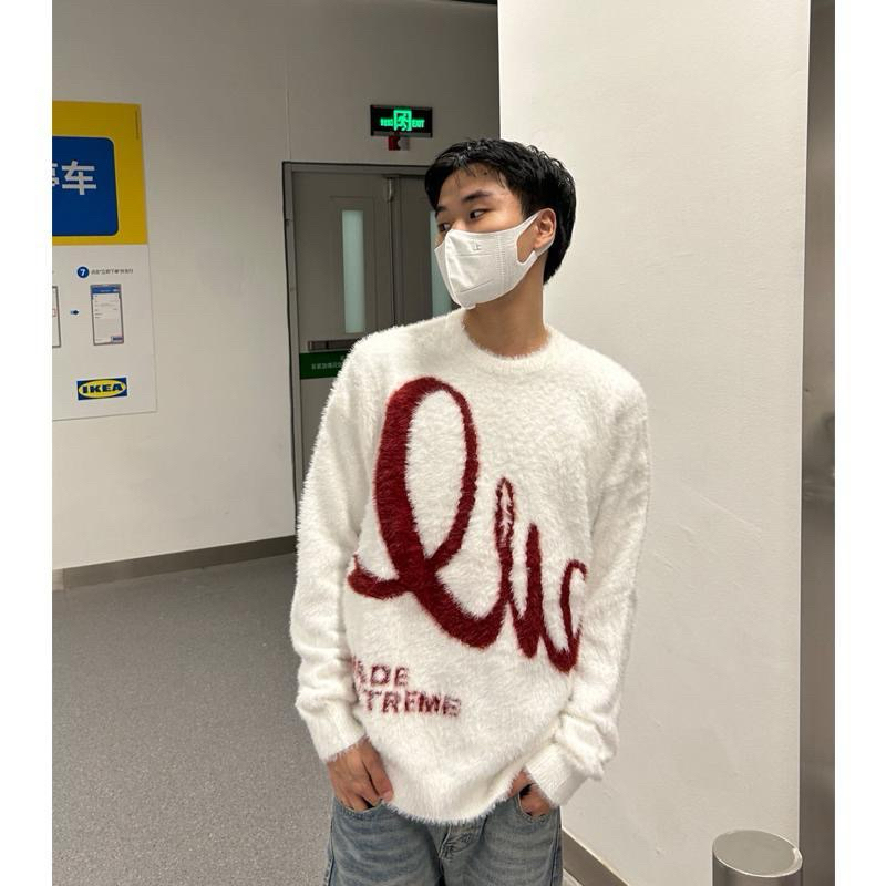 NungYuGe Fur Sweater - Áo lông dài tay thu đông unisex