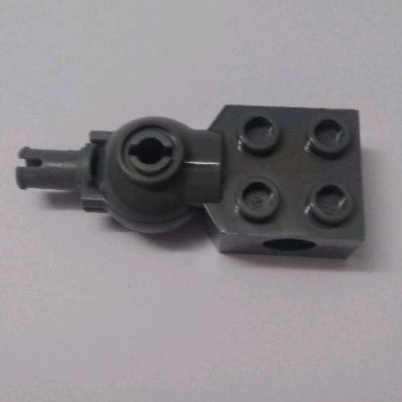 LEGO Khớp Nối Technic Cầu Xoay Ngang Mặt Trên, Màu Xám Đậm