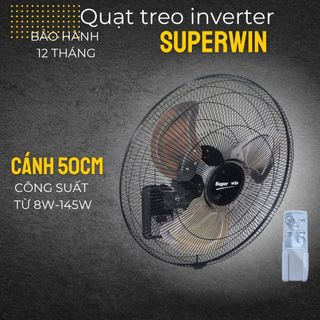 Quạt treo công nghiệp biến tần superwin spw inverter 45/50cm