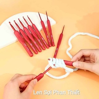 Kim móc mô phỏng kim tulip đỏ