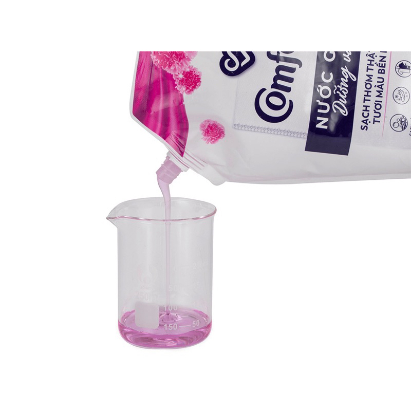 Nước giặt Comfort dưỡng vải hương thanh lịch giúp quần áo sạch thơm & tươi màu túi 2.2 kg