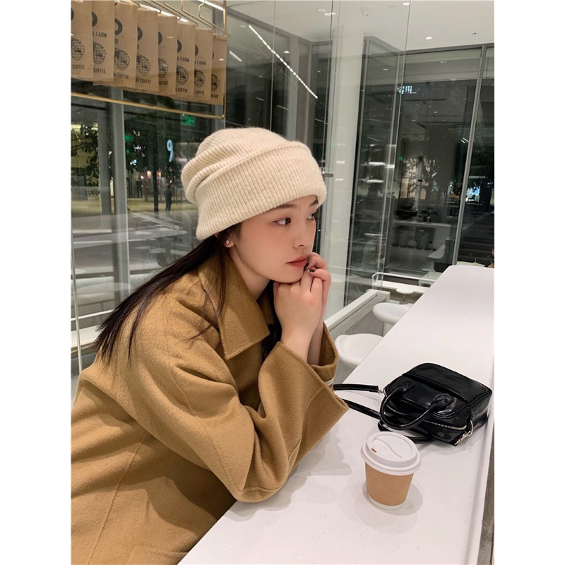 M006 - Mũ len beanie mềm mại unisex phong cách Hàn Quốc
