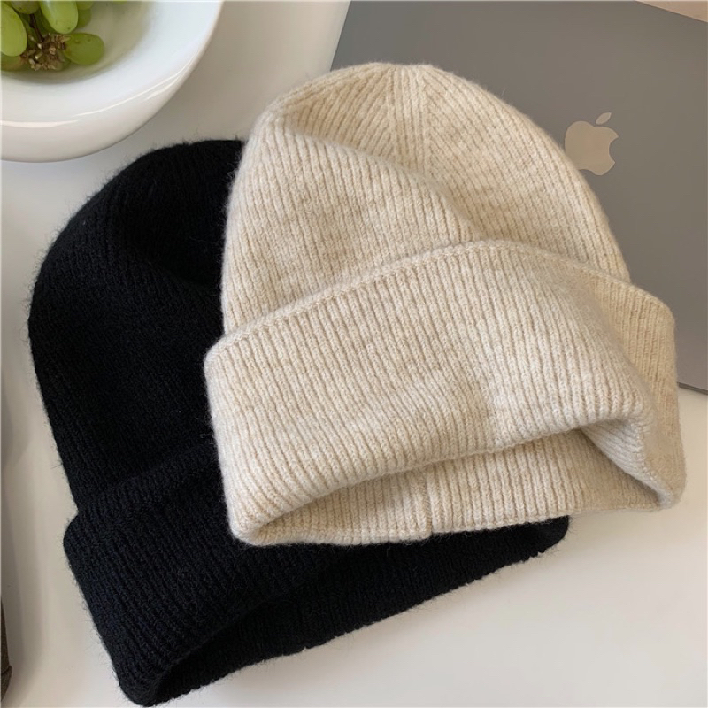 M006 - Mũ len beanie mềm mại unisex phong cách Hàn Quốc
