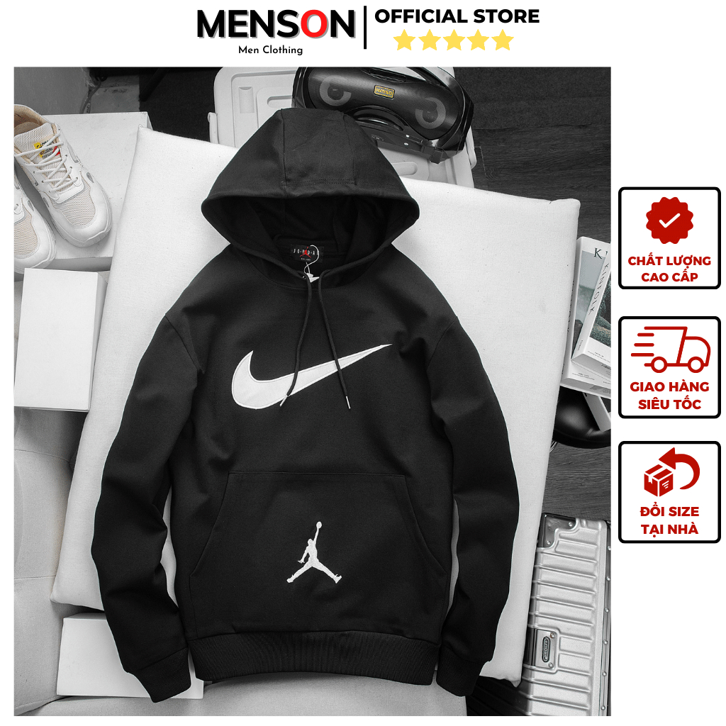 Bộ quần áo nỉ nam thu đông có mũ cao cấp Hàng loại 1 Menson MD325 Bộ thu đông nam dài tay dày dặn ,cao cấp 2022