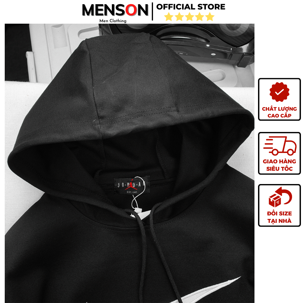 Bộ quần áo nỉ nam thu đông có mũ cao cấp Hàng loại 1 Menson MD325 Bộ thu đông nam dài tay dày dặn ,cao cấp 2022