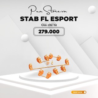 Bộ stabilizer plate mount, pcb mount, stab fl-esports dành cho bàn phím cơ