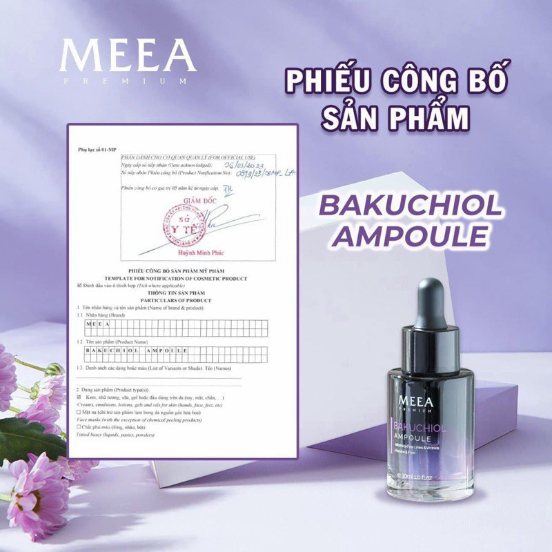 Combo kem face cá hồi V2 Pro + Tinh chất serum BAKUCHIOL AMPOULE MEEA - 10g+ 10ml