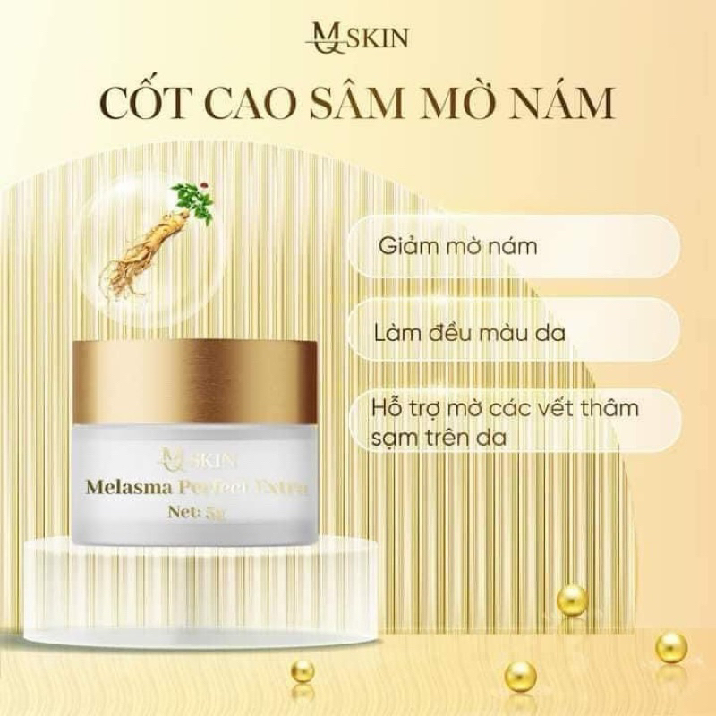 Combo Trọn Bộ 4 Sản Phẩm  MQSKIN Giảm Nám Tàn Nhang Nuôi Dưỡng Da Căng Bóng