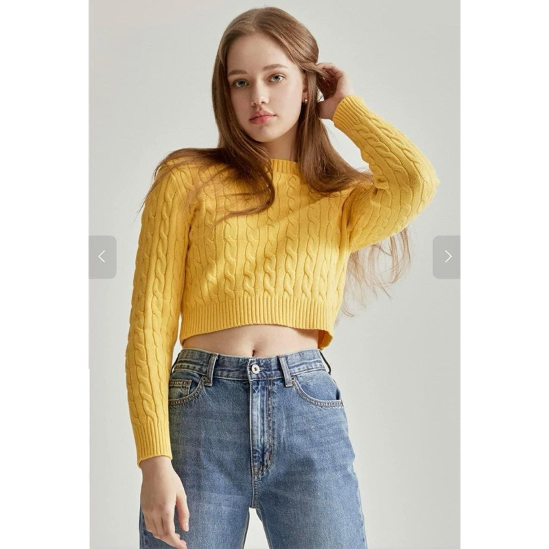 Áo len vặn thừng W.H.O.A.U Authentic