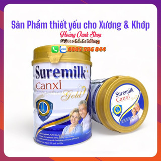 Sữa bột Suremilk Canxi Gold 800g - Sữa cho người già Sure Milk Canxi - Sữa canxi người già