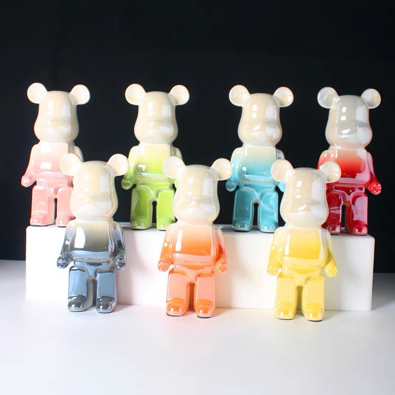 Gấu BearBrick Cao Cấp 400%, Tượng Gấu Bearbrick Phiên Bản 2 Màu mới nhất 2023